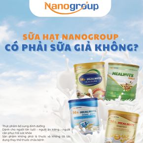 Sữa hạt Nano Group có phải sữa giả không? Giấy kiểm nghiệm nói gì?