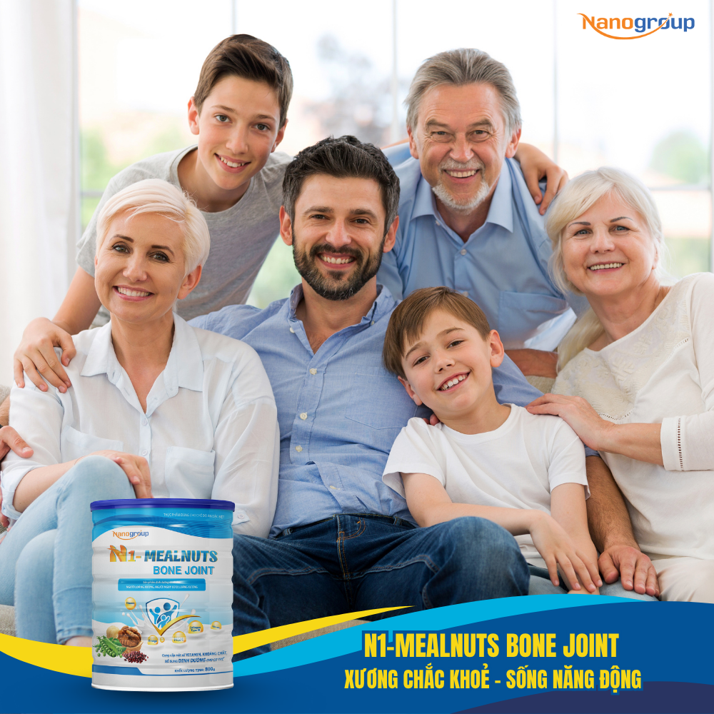 N1-Mealnuts Bone Joint – Giải pháp bổ sung canxi thực vật cho xương khớp chắc khỏe