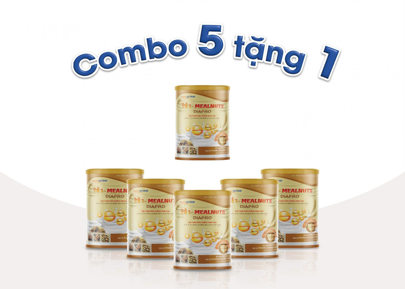 COMBO Sữa Hạt N1-MEALNUTS DIAPRO (TIỂU ĐƯỜNG)