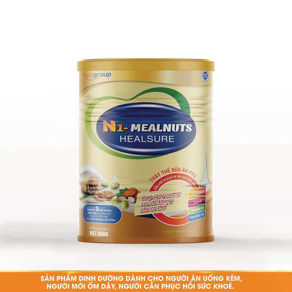 Sữa Hạt N1-MEALNUTS HEALSURE (Phục hồi) Lon 800gr