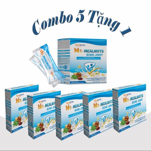 COMBO Sữa Hạt N1-MEALNUTS BONE JOINT (Xương khớp) Hộp Giấy 10 gói x  40 gr