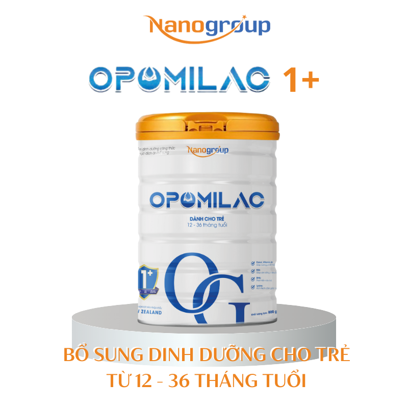 OPOMILAC 1+ (sữa dành cho bé từ 12 - 36 tháng tuổi)