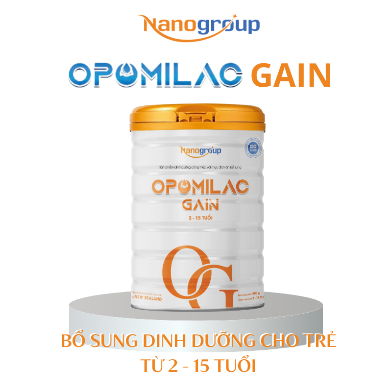 OPOMILAC GAIN (sữa dành cho bé từ 2 - 15 tuổi)