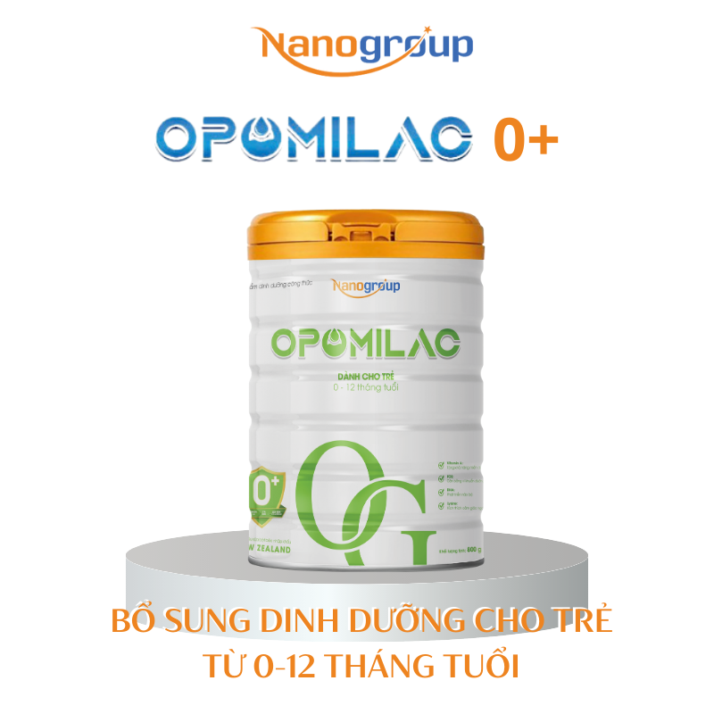 OPOMILAC 0+ (sữa dành cho bé từ 0 - 12 tháng tuổi)