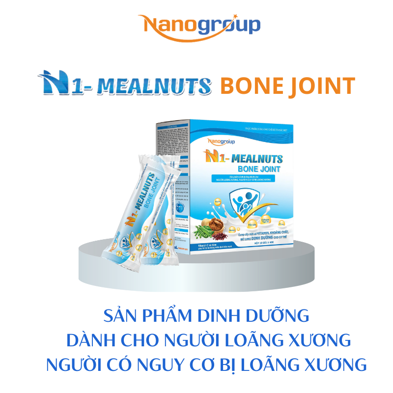 Sữa Hạt N1-MEALNUTS BONE JOINT (Xương khớp) Hộp Giấy 16 gói x 20gr