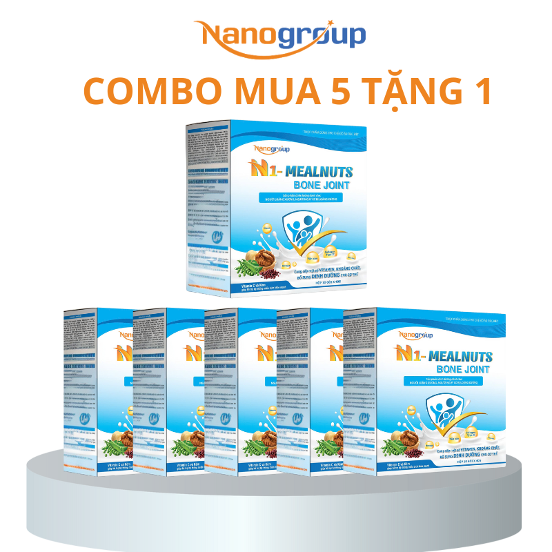 COMBO Sữa Hạt N1-MEALNUTS BONE JOINT (Xương khớp) Hộp Giấy 10 gói x  40 gr